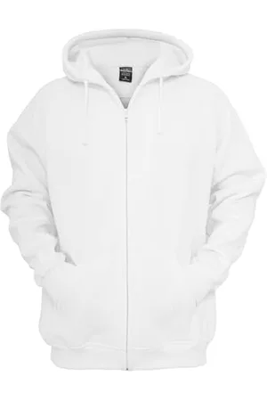 Urban classics Herren Kapuzenpullover Zip Hoody, Hoodie mit Reißverschluss für Männer, Loose Fit, Größen L - 5XL