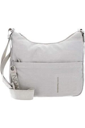 Mandarina Duck Damen Md 20 HOBO, Wieß/Grau