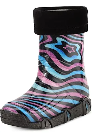 Ladeheid Kinder Mädchen Jungen Gummistiefel Gefüttert Swk2021 (Muster-51, 21/22 EU)
