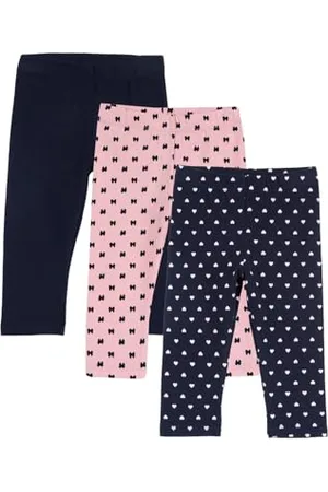 chicco Leggings Mädchen, Set Aus 3 Capri-Stil Leggings, Aus Weichem Baumwolle, MädchenKleidung, Designed in Italy