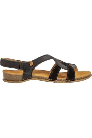 El Naturalista Damen Sling Ballerinas PANGLAO, Frauen Flats,Slingback,Leder,Ballerinen,Pumps,Halbschuhe,Sommerschuhe,Slipper,Black,41 EU / 7.5 UK
