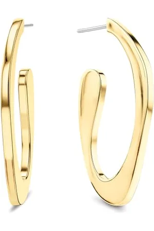 Calvin Klein Creolen für Damen Kollektion HARMONIOUS CONNECTION In Gelbgold verziert mit Kristallen - 35000688