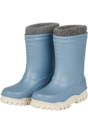 Sterntaler Gummistiefel uni gefüttert - Jungen Kinder Regenstiefel mit herausnehmbarem Innenschuh - warme, wasserdichte Kinderstiefel - Matsch- und Regenschuhe, , Größe 27
