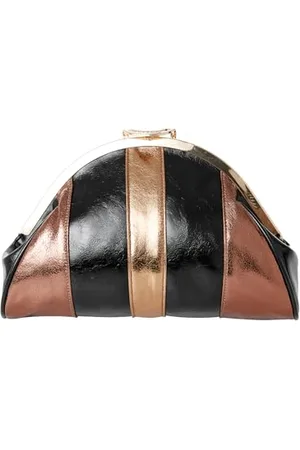 Joe Browns Damen Vintage Metallic Pu Half Moon Clutch Bag Tasche