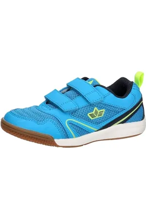 LICO Boulder V Hallenturnschuhe, Blau/Marine/Lemon, 40 EU
