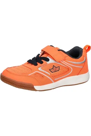 LICO Jungen Unisex Kinder Racine VS Hallenturnschuhe, Orange/Marine, 30 EU