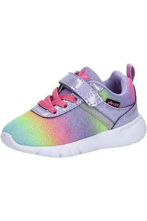LICO Jungen Unisex Kinder Cakes VS Lauflernschuhe, Lila/Rosa/Türkis, 21 EU