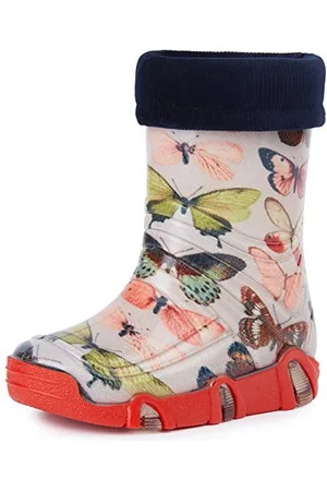 Ladeheid Kinder Mädchen Jungen Gummistiefel gefüttert Swk 28 ( , 23/24 EU)
