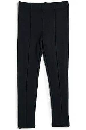 Koton Girls Basic Leggings Ribbed Detail Elastic Waistband Viscose Blend Fabric