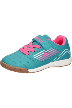 LICO Chaska VS Hallenturnschuhe, Türkis/Pink, 35 EU