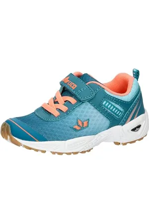 LICO Barney VS Hallenturnschuhe, Petrol/Türkis/Lachs, 39 EU