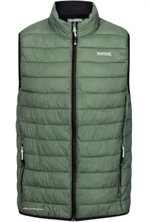 Regatta Herren Outdoorweste Steppweste Weste Hillpack II, Farbe:Oliv, Artikel: , Größe:M