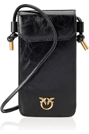Pinko Damen Phone Case Vitello Shiny Vinta Reisezubehör-Brustbeutel