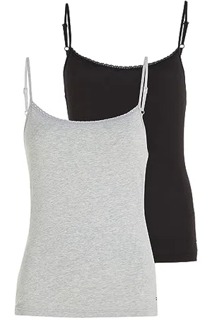Tommy Hilfiger 2 Pack Cami with Lace Camisole Damen, , L