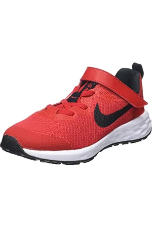 Nike Jungen Unisex Kinder Revolution 6 Sneaker, University RED/Black, 17 EU