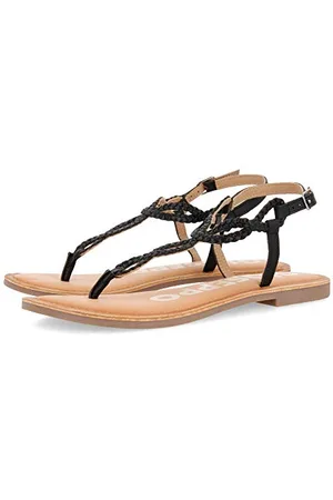 Gioseppo Damen Fyffe Peeptoe Sandalen, Schwarz (Negro Negro), 36 EU