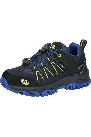 BRUTTING Jungen Unisex Kinder Mount Pinos Kids Low Trekkingsschuhe, Marine/Blau/Lemon, 29 EU