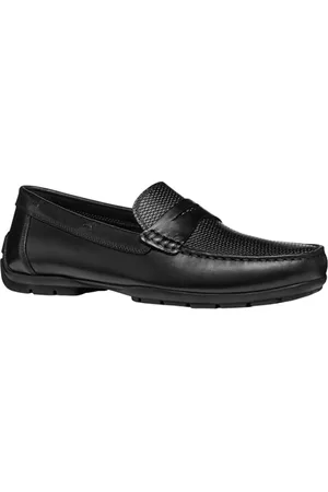 Geox Herren U Moner W 2FIT D Loafer, Black, 42 EU