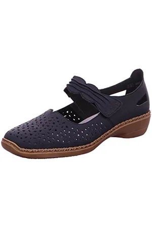Rieker Damen 41399 Geschlossene Ballerinas, Blau (royal/14), 39 EU