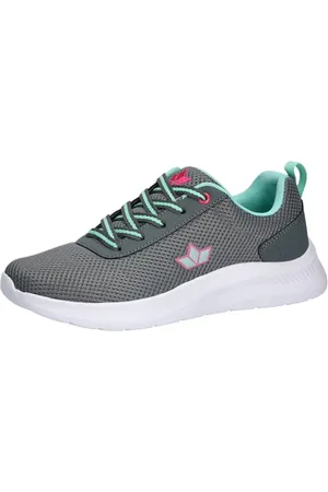 LICO Damen Felipa Sneaker, Grau/Türkis/Pink, 44 EU