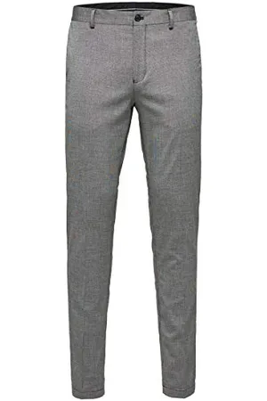 SELECTED Herren SHDSKINNY-MATHSAUL LT Trouser NOOS Anzughose, , 33W / 34L