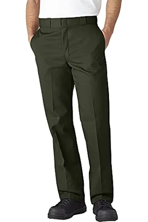 Dickies Herren Slim Straight Work Pants Sporthose, Green (Olive Green), 40W x 32L