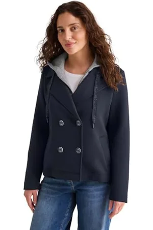 CECIL Damen B212459 Kurzer Scuba-Trenchcoat, , XXL