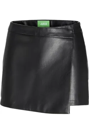 JJXX Damen JXSOFIA PU Skirt OTW SN Rock, Black, 36