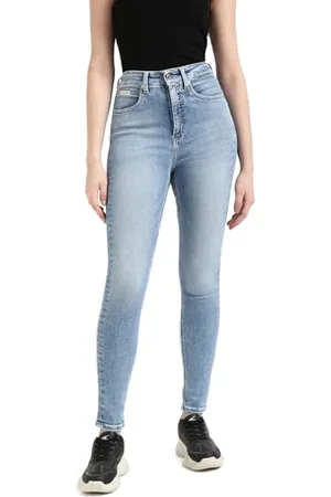 Calvin Klein Damen Jeans Hose High Rise Skinny Fit