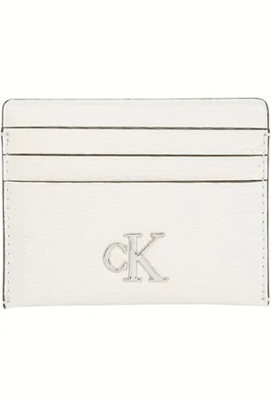 Calvin Klein Damen Kartenetui Minimal Monogram Cardcase Klein, Mehrfarbig (Silver Birch), Einheitsgröße