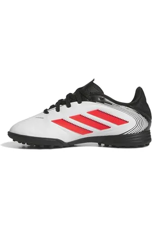 adidas COPA Pure III League Turf Football Boots Kids Fußballschuhe, Cloud White/Lucid Red/Core Black, 28 EU