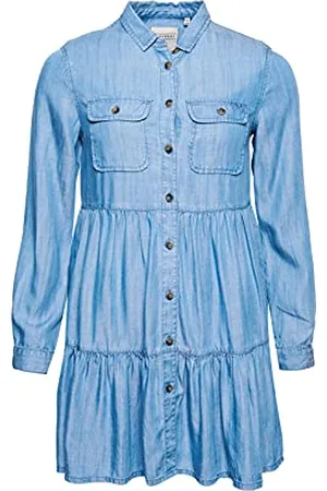 Superdry Damen Tiered Shirt Dress Kleid, , XXS (Herstellergröße:6)