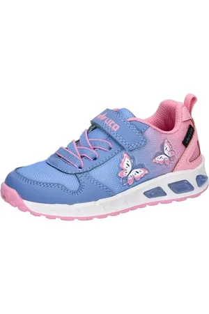 LICO Blinky Girl Sneaker, Blau/Rosa/Weiss, 34 EU