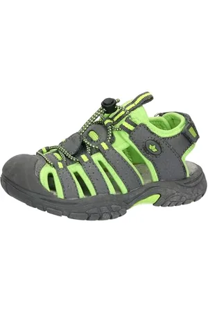 LICO Jungen Unisex Kinder Nimbo Sandalen, Grau/Lemon, 29 EU