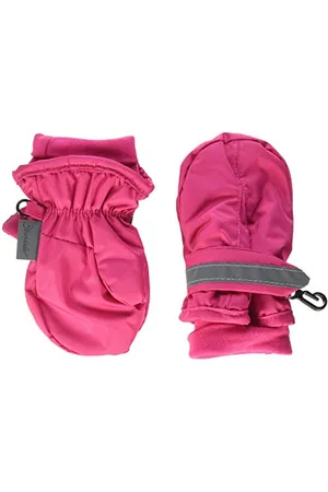 Sterntaler Fäustlinge Mädchen - Kinder Handschuhe wasserabweisend gefüttert mit Baumwollfleece, Klettverschluss und reflektierendem Band, , 4