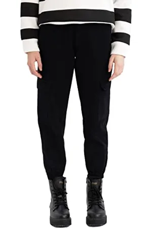 DeFacto Damen W8036AZ Sweatpants, Black, 42