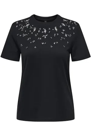 ONLY Onlparker S/S O-Neck Bling Top Box JRS
