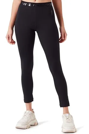 Champion Damen Athletic Club W-Stretch Jersey High Waist Crop Leggings, , M