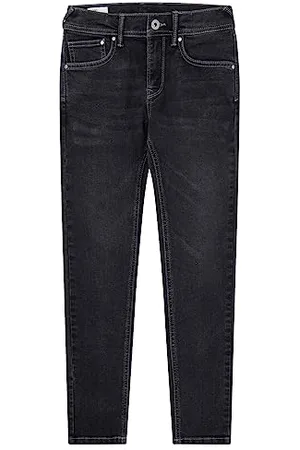 Pepe Jeans Jungen Finly, Schwarz (Denim-xr5), 8 Jahre