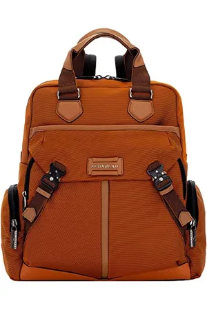 Scharlau Rucksack Space Shuttle aus Stoff und Leder in der Farbe , BA12-N03OR