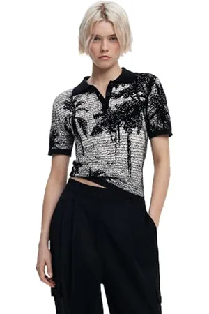 Desigual Damen Ts_Tropical Hawaii_lacroi T-Shirt, , Large