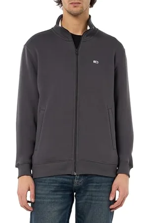 Tommy Hilfiger Herren TJM Reg Fleece Zip Thru EXT Dm0dm20340 Sweatshirt Mit Durchgehendem Reißverschluss, , S EU