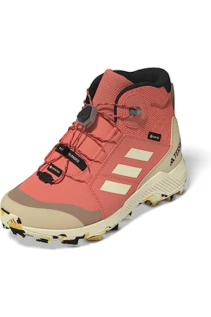 adidas Terrex Mid Gore-TEX Hiking Shoes Wanderschuhe, Coral Fusion/White/Core Black, 38 EU