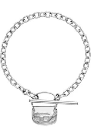 Diesel Herren-Armband aus Edelstahl mit Knebelverschluss