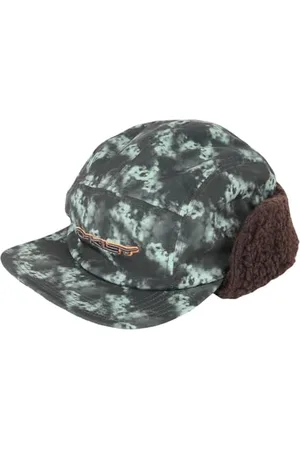 Oakley Herren Team Collection Rykkinn Flaps Cap, Grüner Wolkenaufdruck, Einheitsgröße