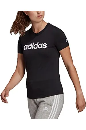 adidas Womens Essentials Slim Logo Langarm T-Shirt, , S