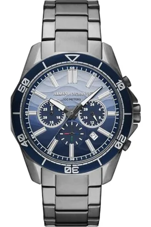 Armani Exchange Herren Analog Quarz Uhr mit Edelstahl Armband AX1967