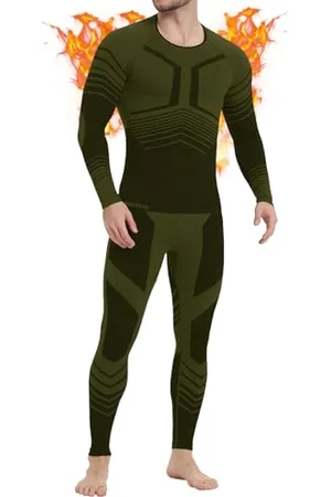 MEETWEE Thermounterwäsche Herren Atmungsaktiv Männer Thermo Funktionswäsche Winter Skiunterwäsche Unterwäsche Thermounterhemd Thermounterhose Base Layer Ski Winter Sport