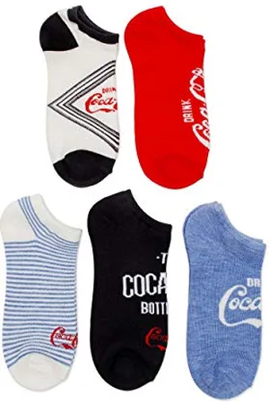 Coca-Cola Brands womens 5 Pack No Show Casual Sock, , 9 11 US