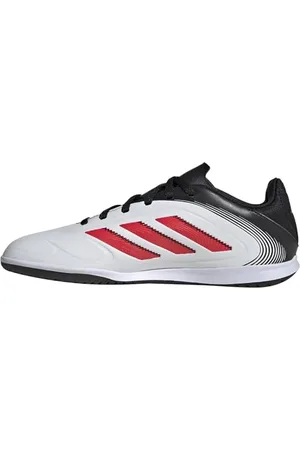 adidas Unisex COPA Pure III Club Indoor Football Boots Kids Sneaker, FTWR White/Lucid red/core Black, 36 EU